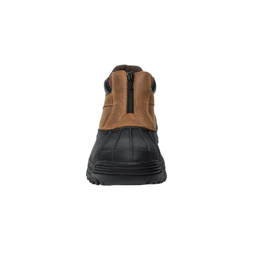 Botas Propet Blizzard Ankle Zip Hombre Marrones Negras | IROU-53864