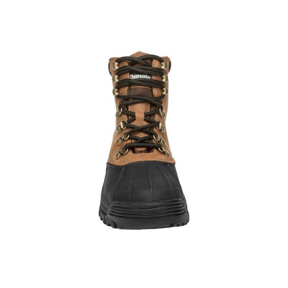 Botas Propet Blizzard Mid Encaje Hombre Marrones Negras | PMLO-06941