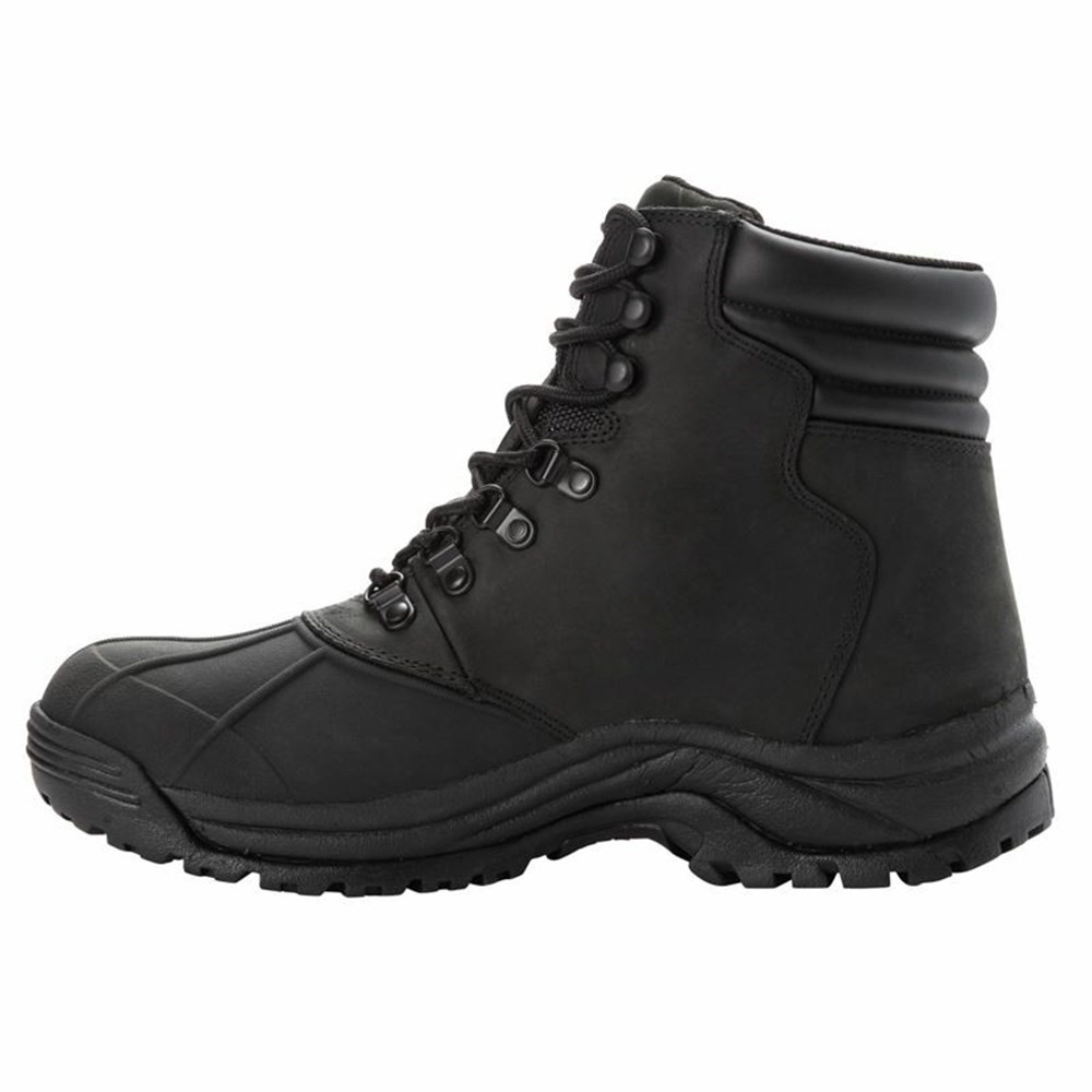 Botas Propet Blizzard Mid Encaje Hombre Negras | REXO-46502