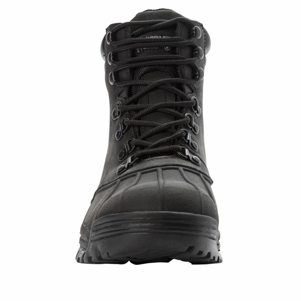 Botas Propet Blizzard Mid Encaje Hombre Negras | REXO-46502