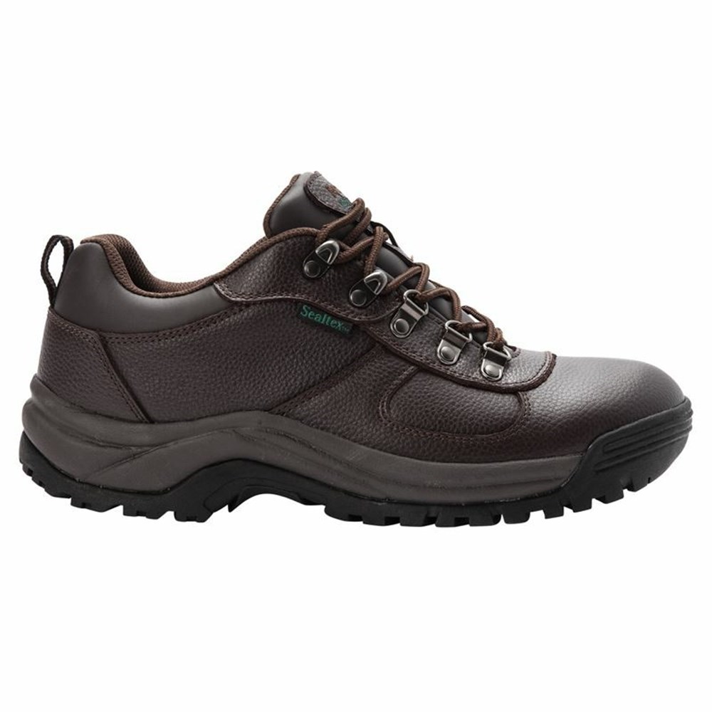 Botas Propet Cliff Walker Low Hombre Marrones | DHPJ-10745