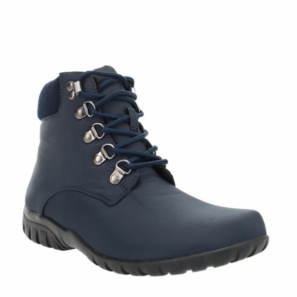 Botas Propet Dani Ankle Encaje Mujer Azul Marino | JDOY-27150