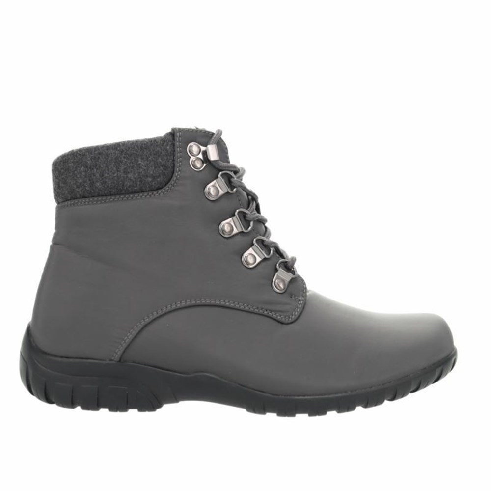 Botas Propet Dani Ankle Encaje Mujer Gris Oscuro | HAZM-97514