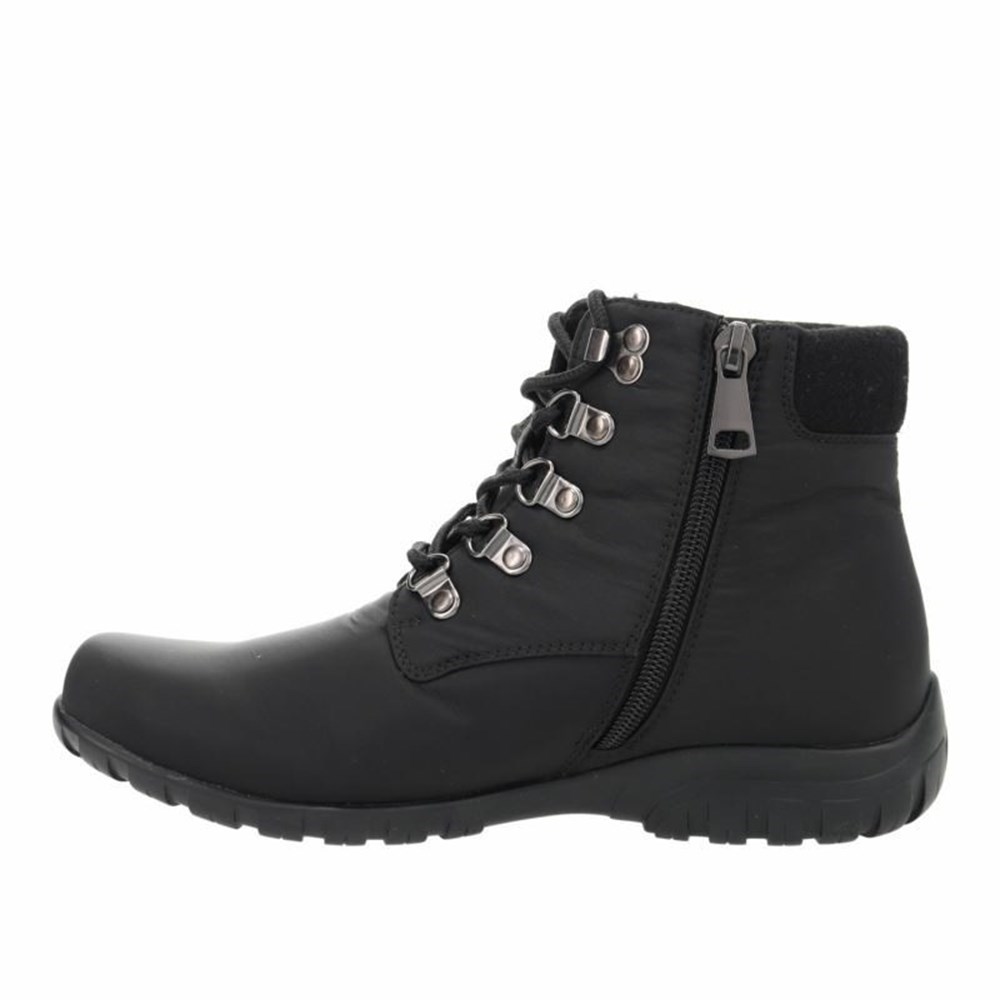 Botas Propet Dani Ankle Encaje Mujer Negras | UGWH-19276