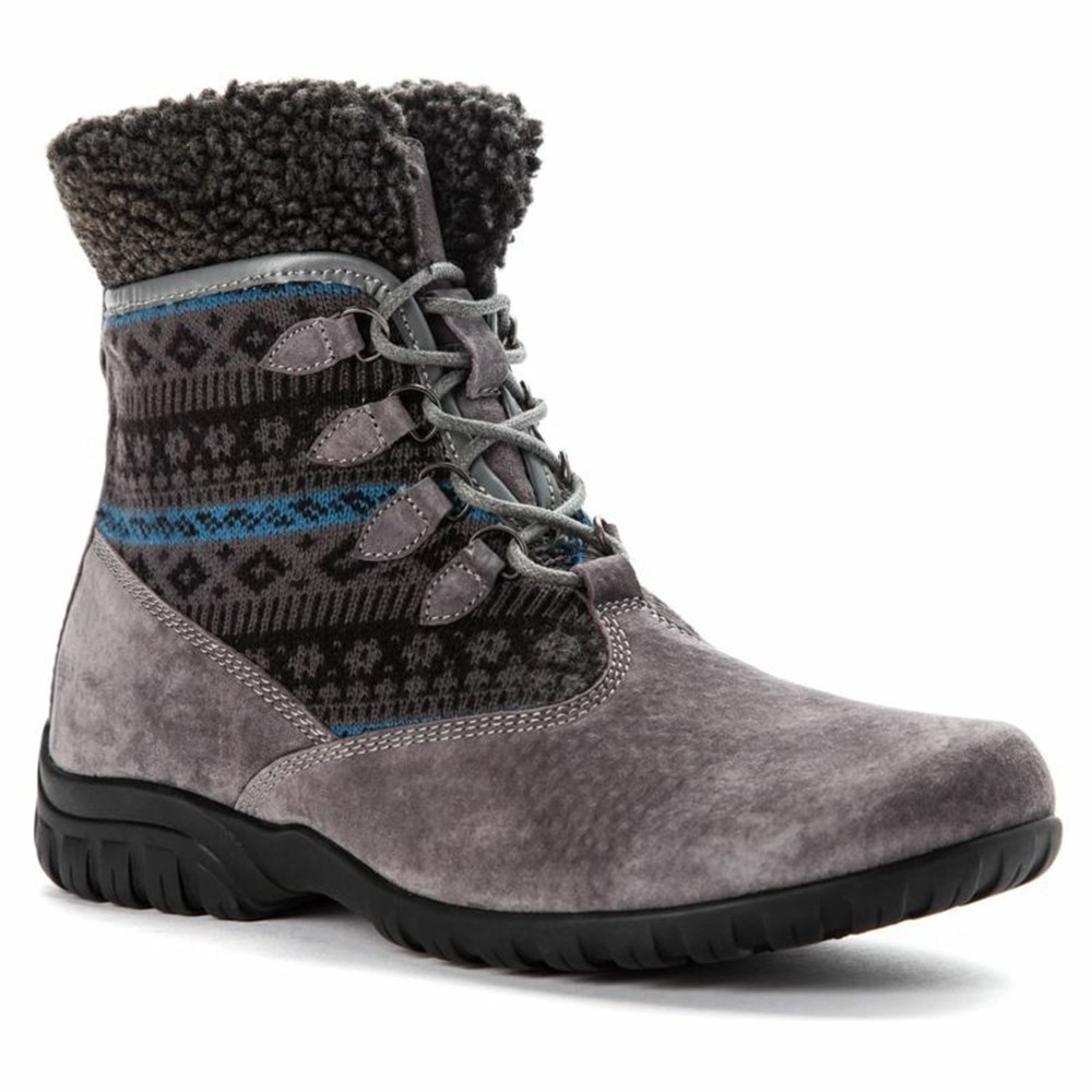 Botas Propet Delaney Alpine Mujer Gris | NHWY-52617