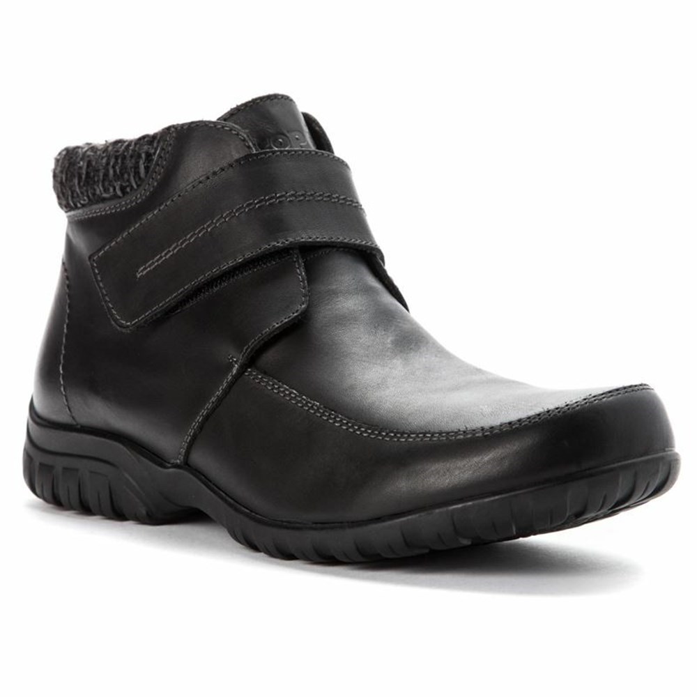 Botas Propet Delaney Correa Mujer Negras | OUWH-92654