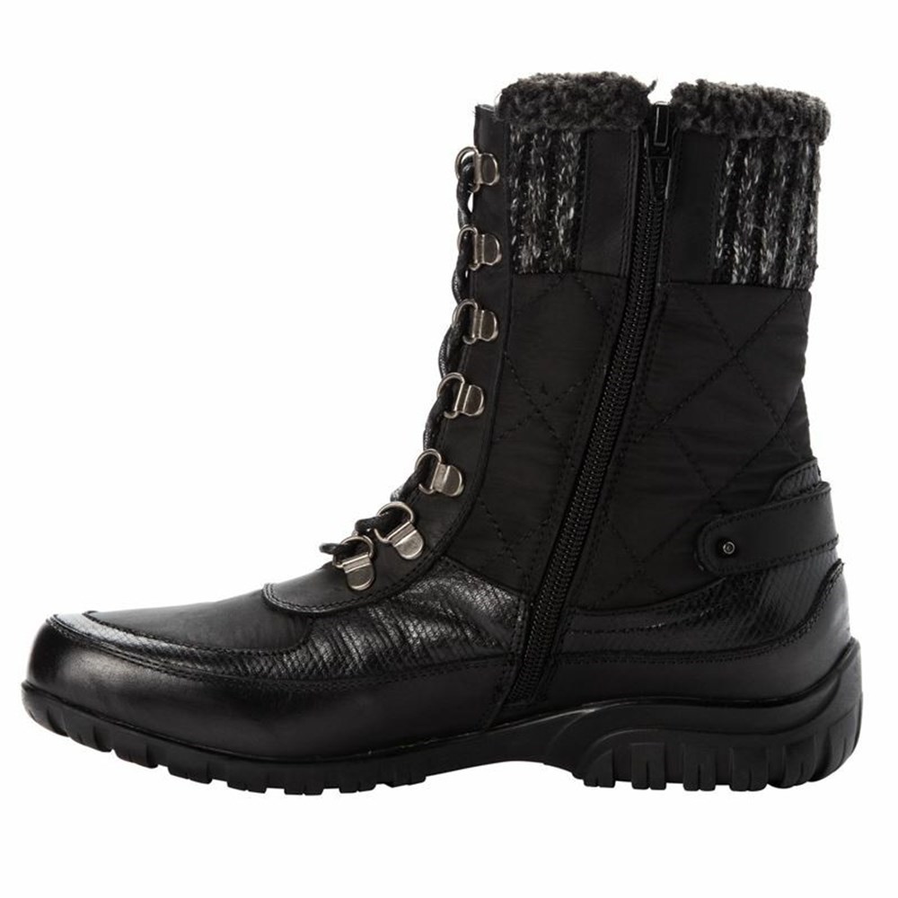 Botas Propet Delaney Frost Mujer Negras | HKOU-46517