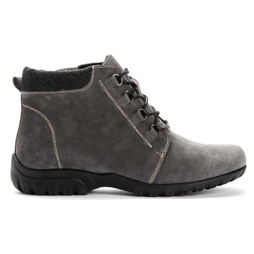 Botas Propet Delaney Mujer Gris | GXAB-68417