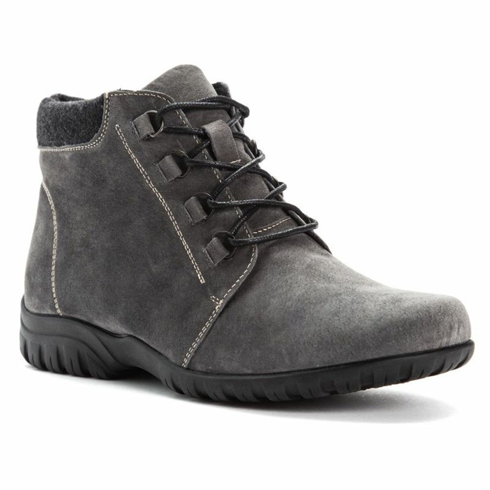 Botas Propet Delaney Mujer Gris | GXAB-68417