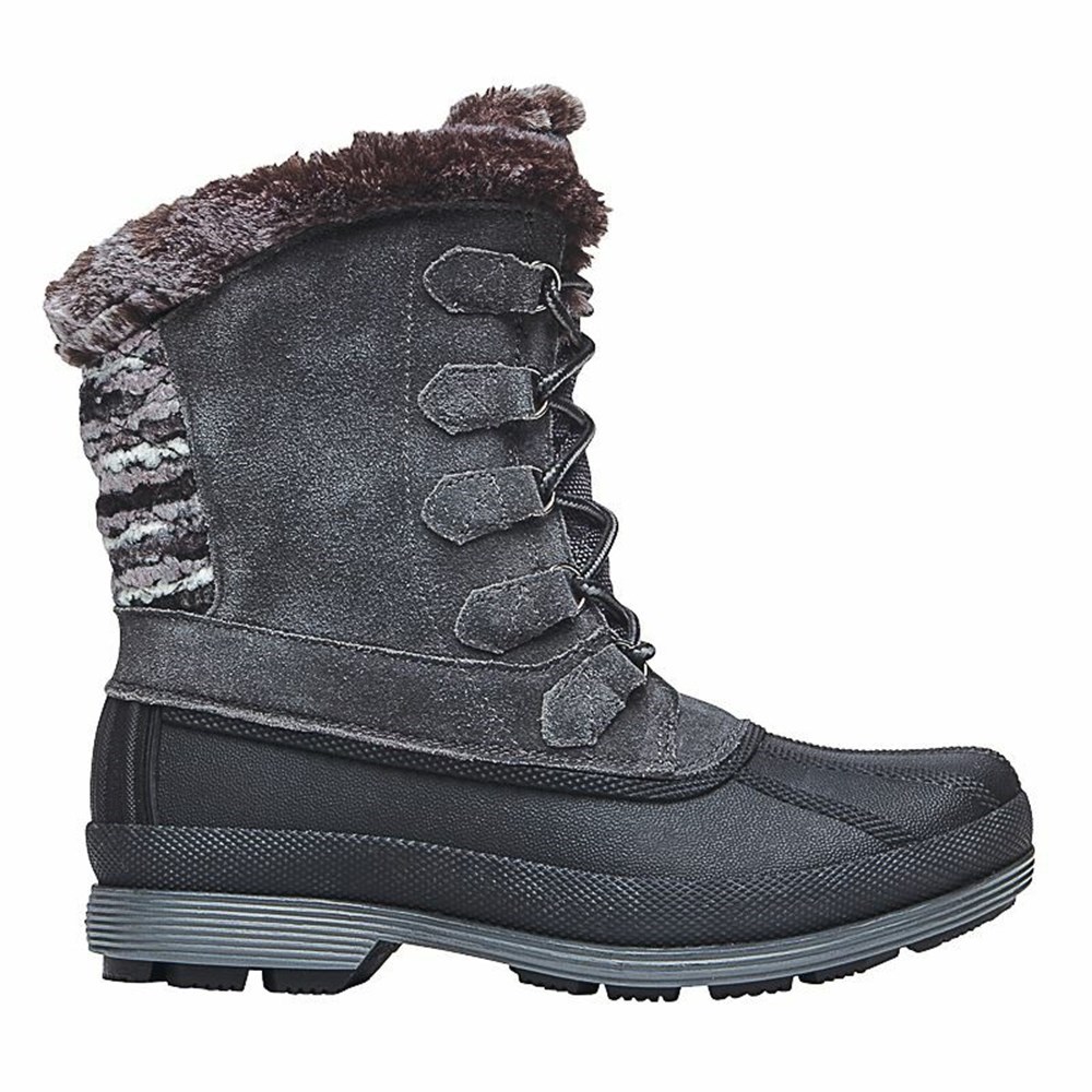 Botas Propet Lumi Altas Encaje Mujer Gris | IVGQ-57234