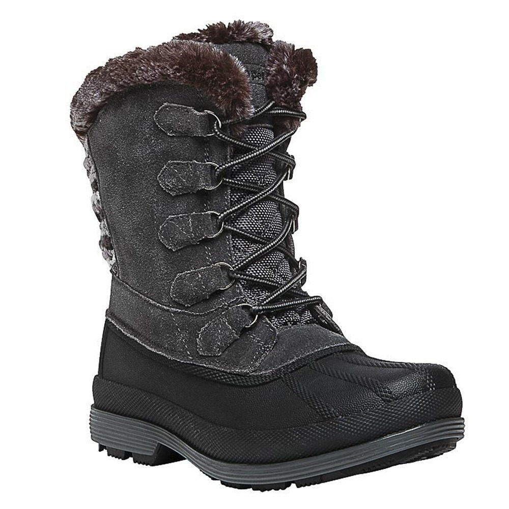 Botas Propet Lumi Altas Encaje Mujer Gris | IVGQ-57234