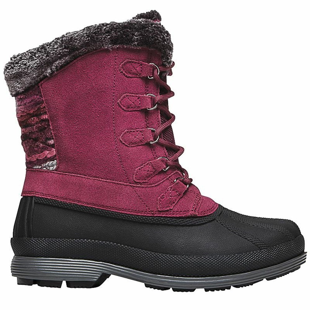 Botas Propet Lumi Altas Encaje Mujer Negras | TPIX-01596