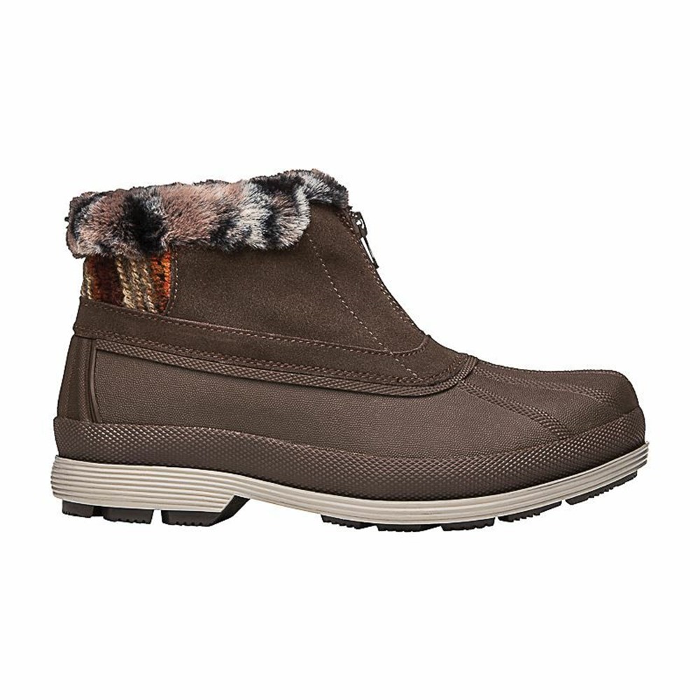 Botas Propet Lumi Ankle Zip Mujer Marrones | LSJI-23069