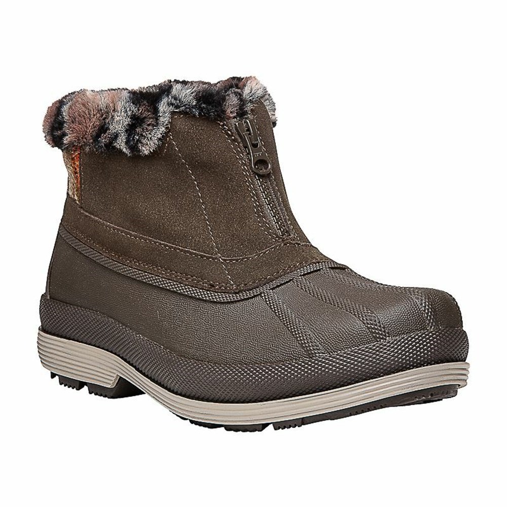 Botas Propet Lumi Ankle Zip Mujer Marrones | LSJI-23069