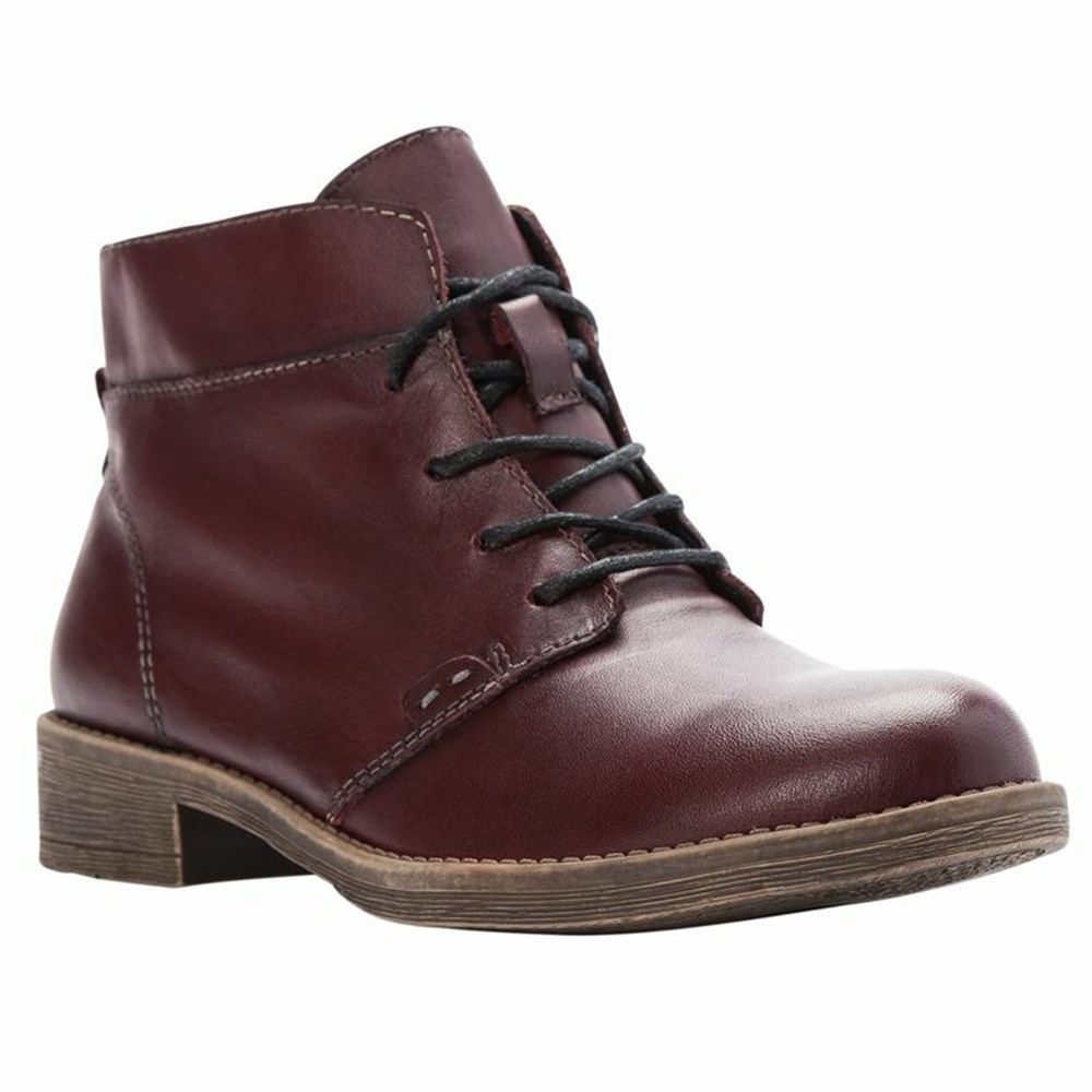 Botas Propet Tatum Encaje Bootie Mujer Burdeos | IKES-73615