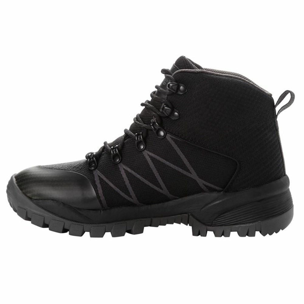 Botas Propet Traverse Hombre Negras Gris | ELKA-68475