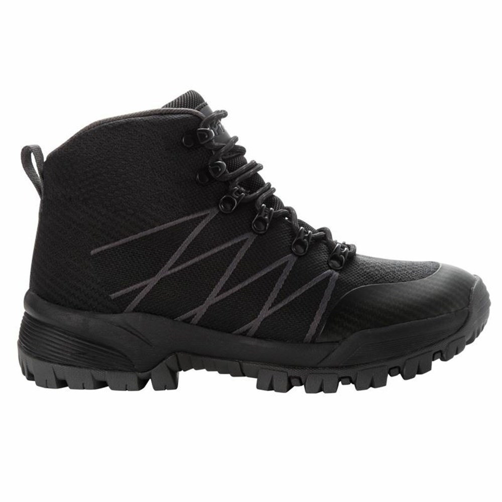 Botas Propet Traverse Hombre Negras Gris | ELKA-68475