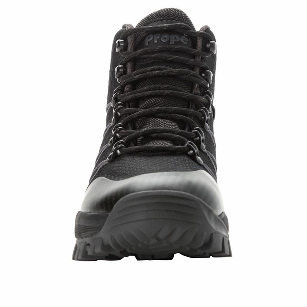 Botas Propet Traverse Hombre Negras Gris | ELKA-68475