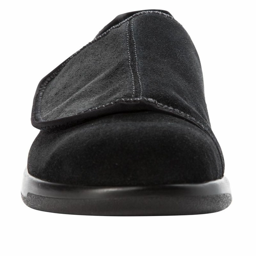 Pantuflas Propet Coleman Hombre Negras | RHTK-97036