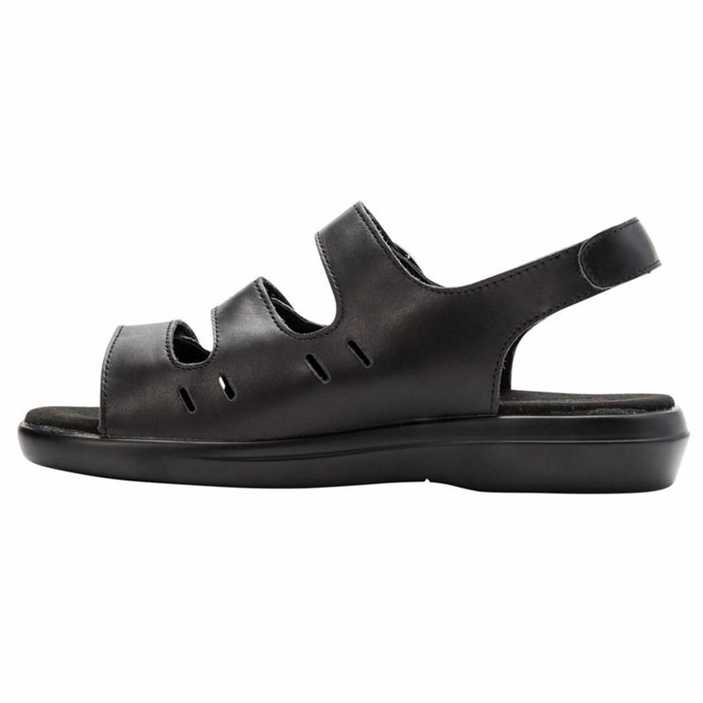 Sandalias Propet Breeze Mujer Negras | HNXO-73560