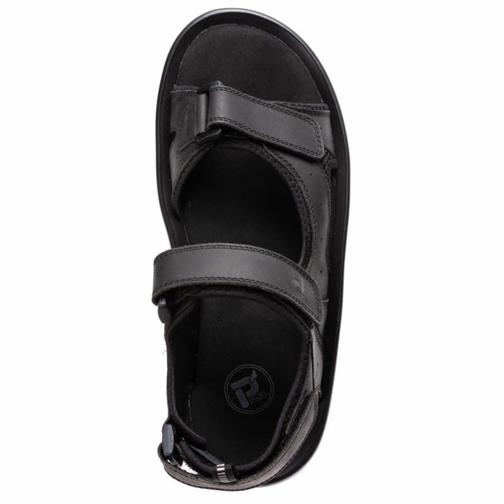 Sandalias Propet Daytona Hombre Negras | WJFS-07586