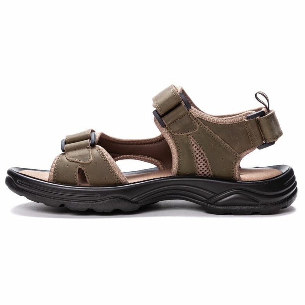 Sandalias Propet Daytona Hombre Verde Oliva | TGHA-57938