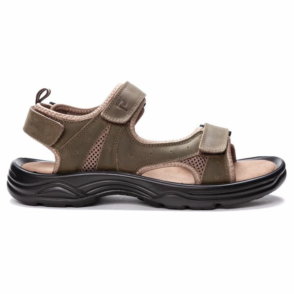 Sandalias Propet Daytona Hombre Verde Oliva | TGHA-57938