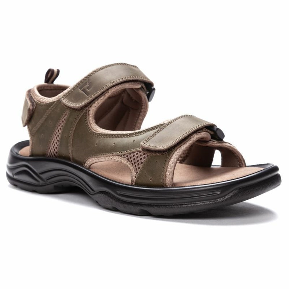 Sandalias Propet Daytona Hombre Verde Oliva | TGHA-57938