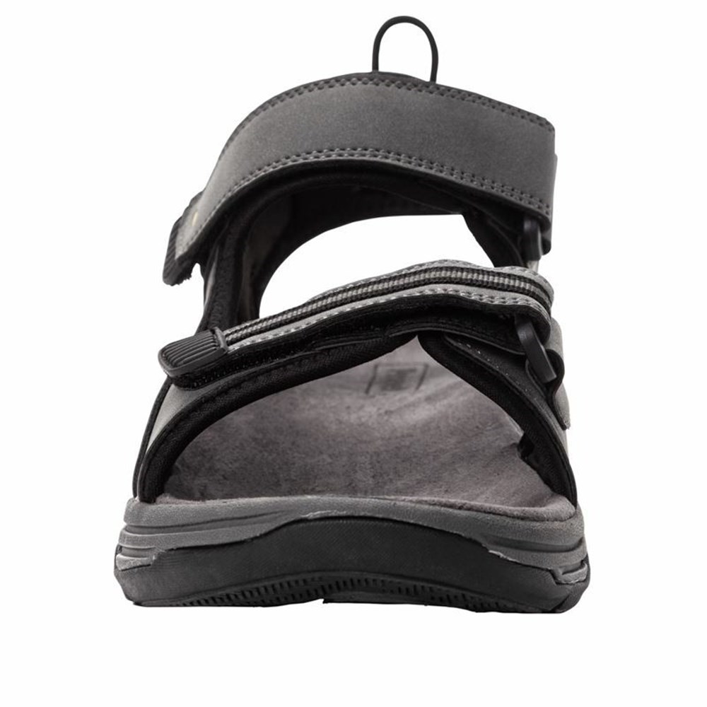 Sandalias Propet Evan Hombre Gris | UKVW-95416