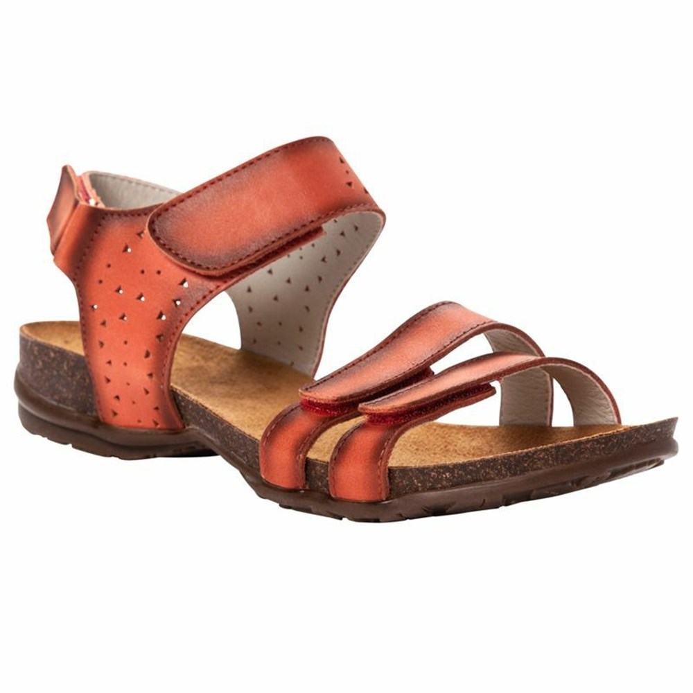 Sandalias Propet Farrah Mujer Coral | HNOY-42019