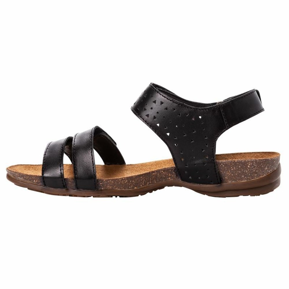 Sandalias Propet Farrah Mujer Negras | MKPL-89316