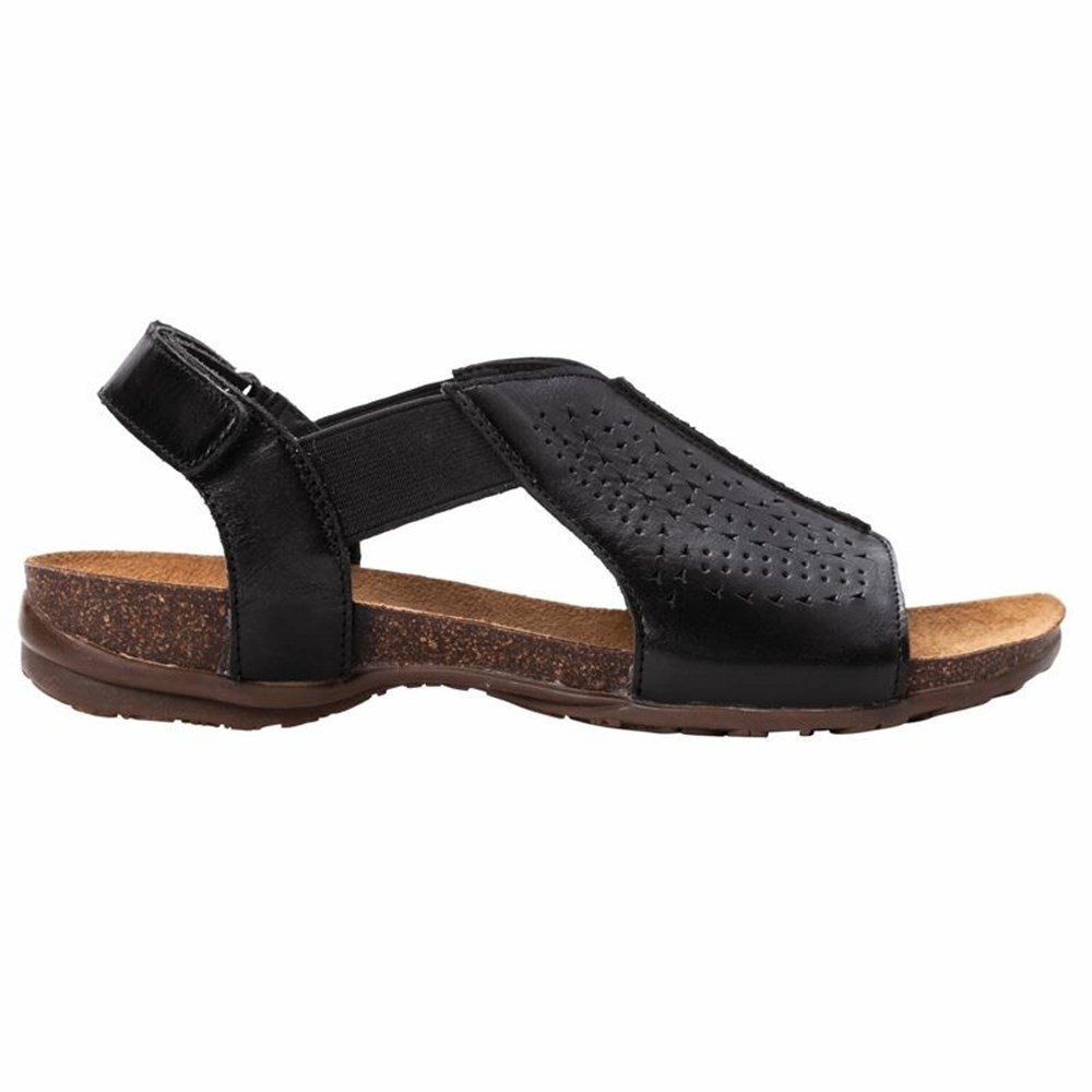 Sandalias Propet Feya Mujer Negras | QGPZ-80136