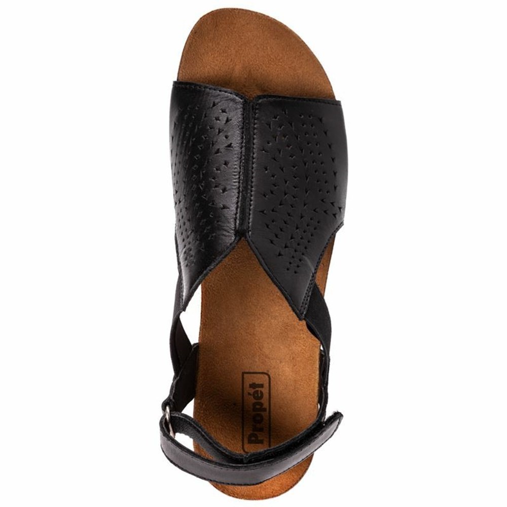 Sandalias Propet Feya Mujer Negras | QGPZ-80136