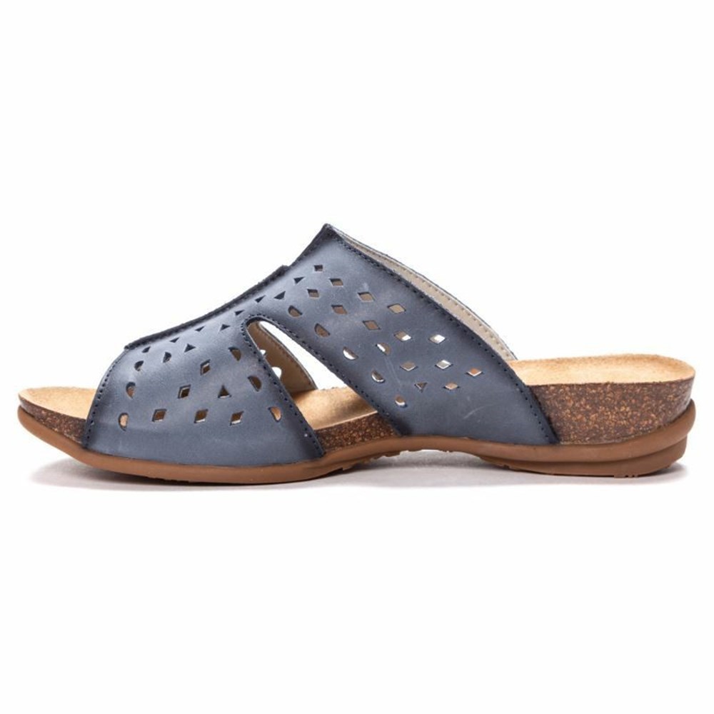 Sandalias Propet Fionna Mujer Azules | HJWR-23091