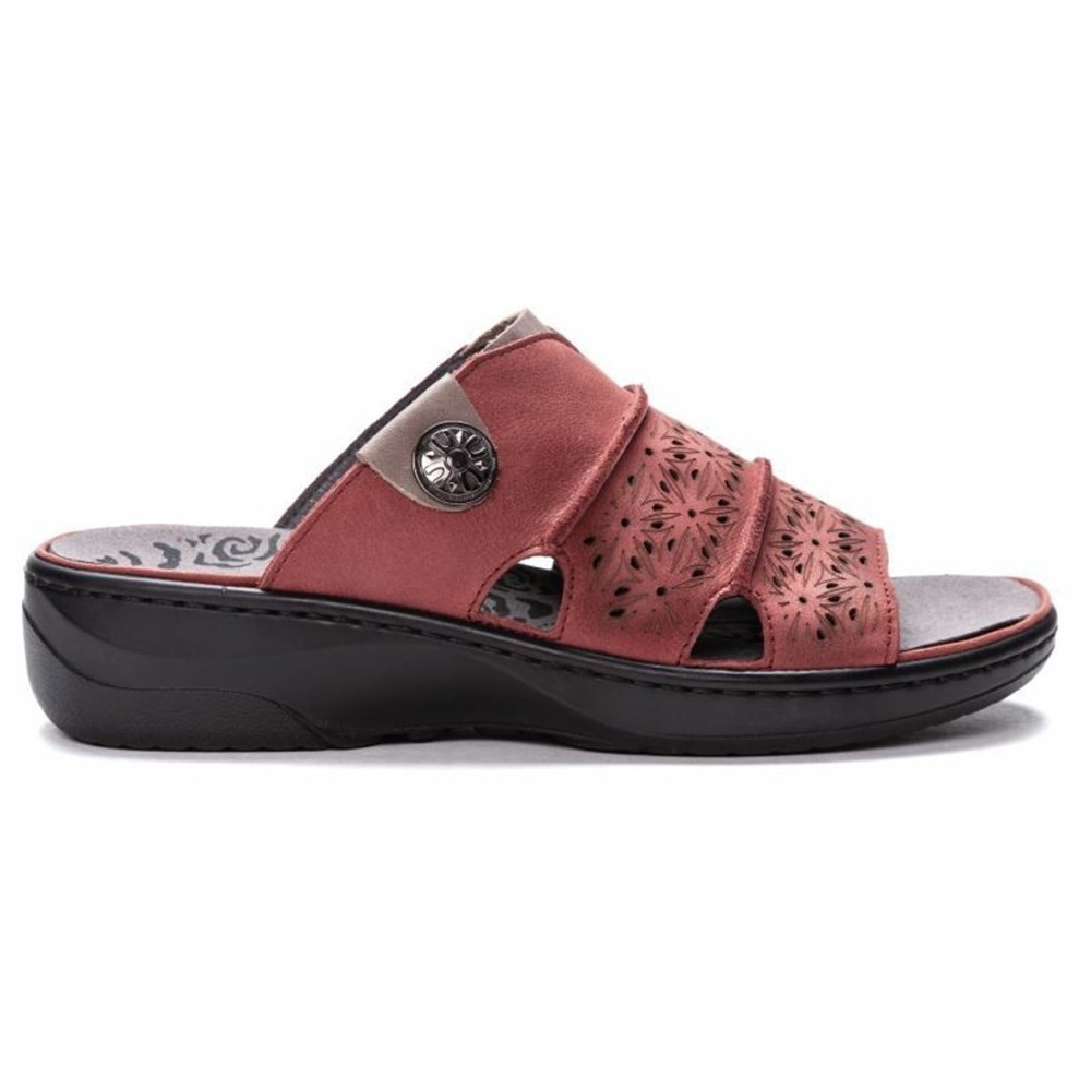 Sandalias Propet Gertie Mujer Burdeos | XQMN-01697