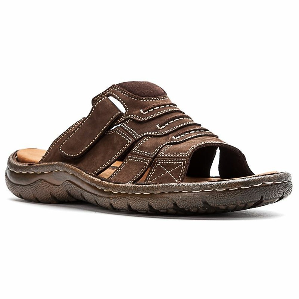 Sandalias Propet Jace Hombre Cafe | THEX-57849