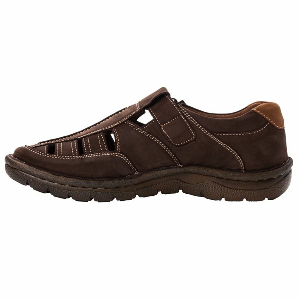 Sandalias Propet Jack Hombre Cafe | MNYG-91036