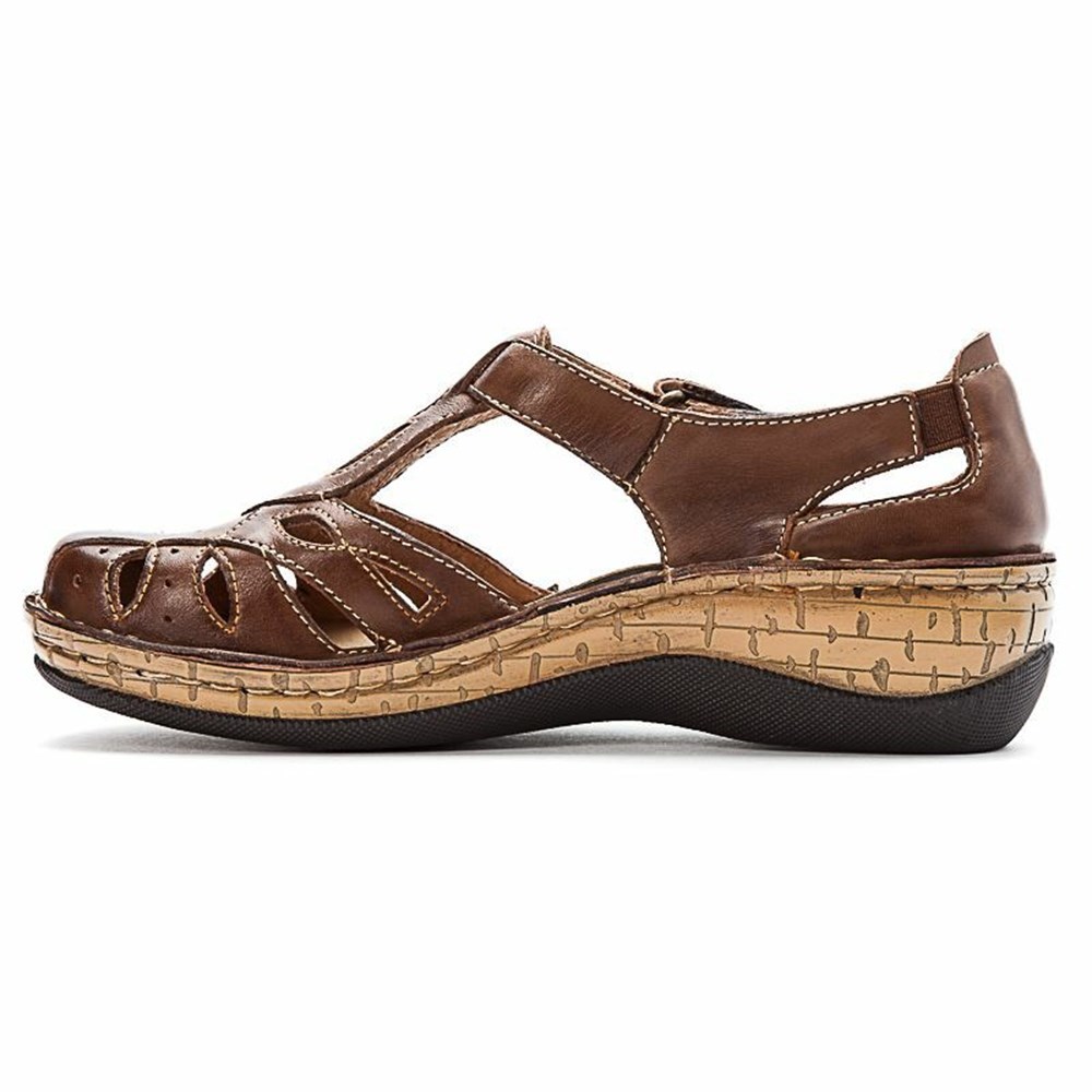 Sandalias Propet Jenna Mujer Marrones | MBUE-60514