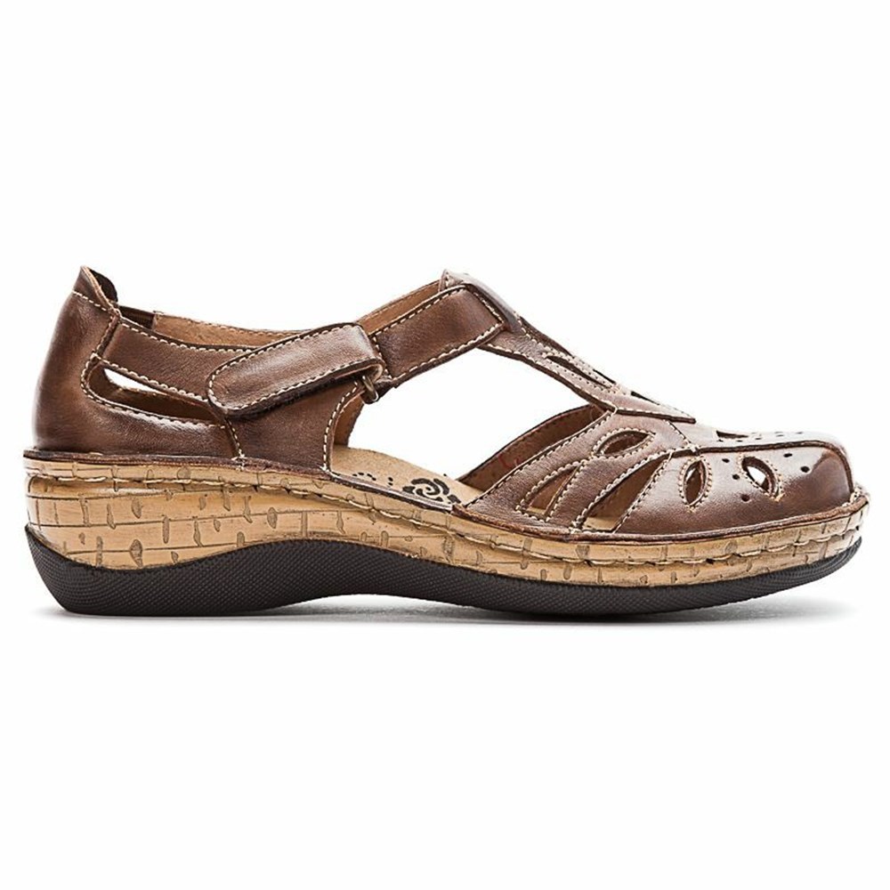 Sandalias Propet Jenna Mujer Marrones | MBUE-60514