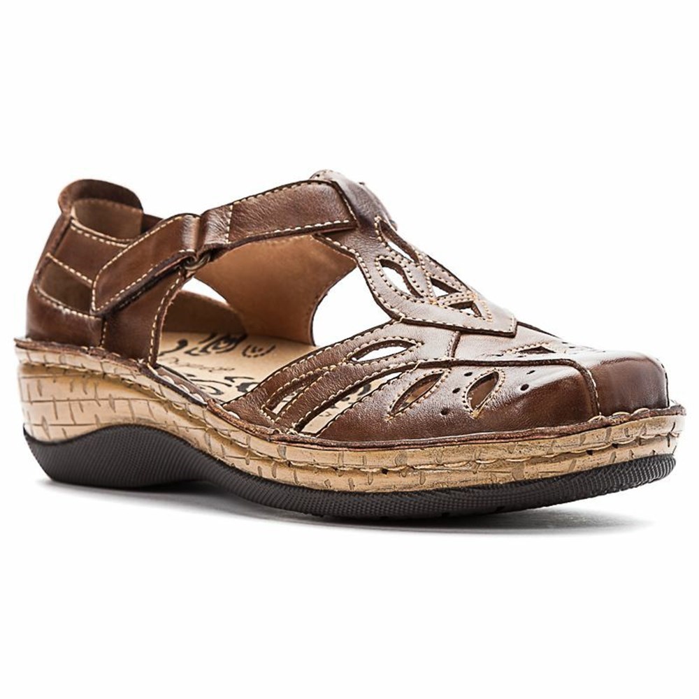 Sandalias Propet Jenna Mujer Marrones | MBUE-60514