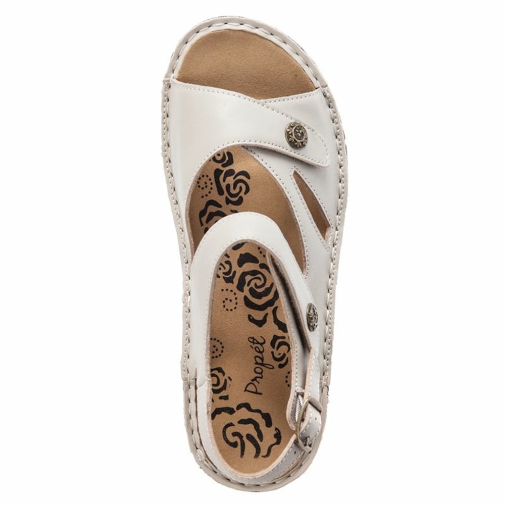 Sandalias Propet Jocelyn Mujer Creme | WRPO-32968