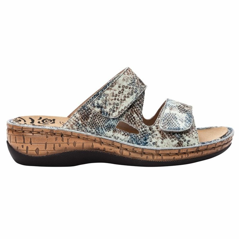 Sandalias Propet Joelle Mujer Azules Serpent | CQJI-25871