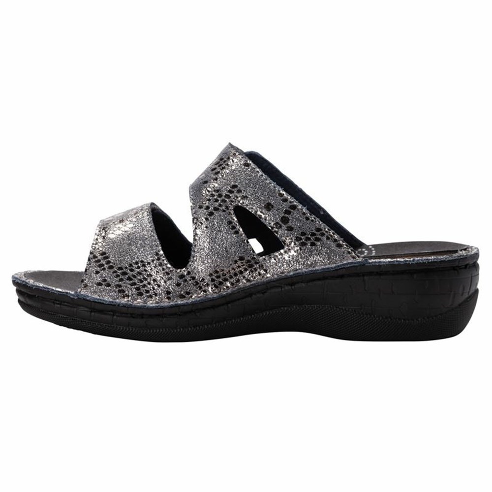 Sandalias Propet Joelle Mujer Gris Serpent | FROB-17360