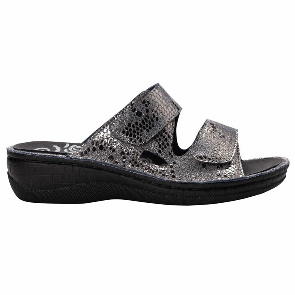 Sandalias Propet Joelle Mujer Gris Serpent | FROB-17360