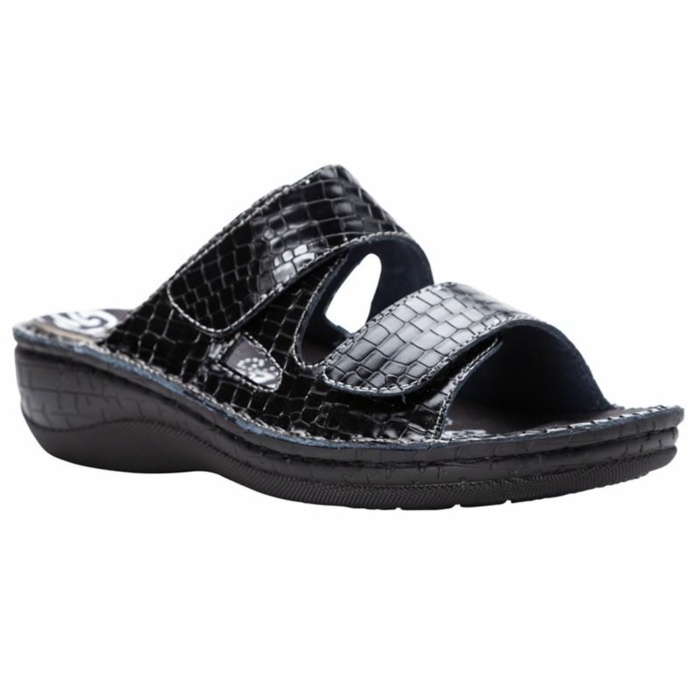 Sandalias Propet Joelle Mujer Negras | IROG-73608