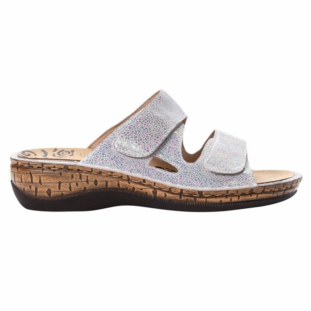 Sandalias Propet Joelle Mujer Plateadas | TSAQ-15473