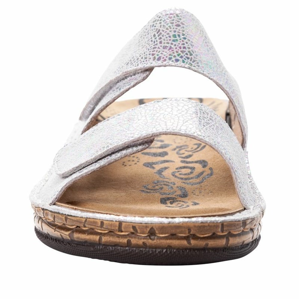 Sandalias Propet Joelle Mujer Plateadas | TSAQ-15473