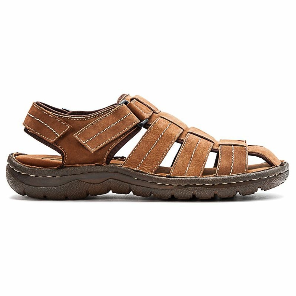 Sandalias Propet Joseph Hombre Marrones | LJMO-87623