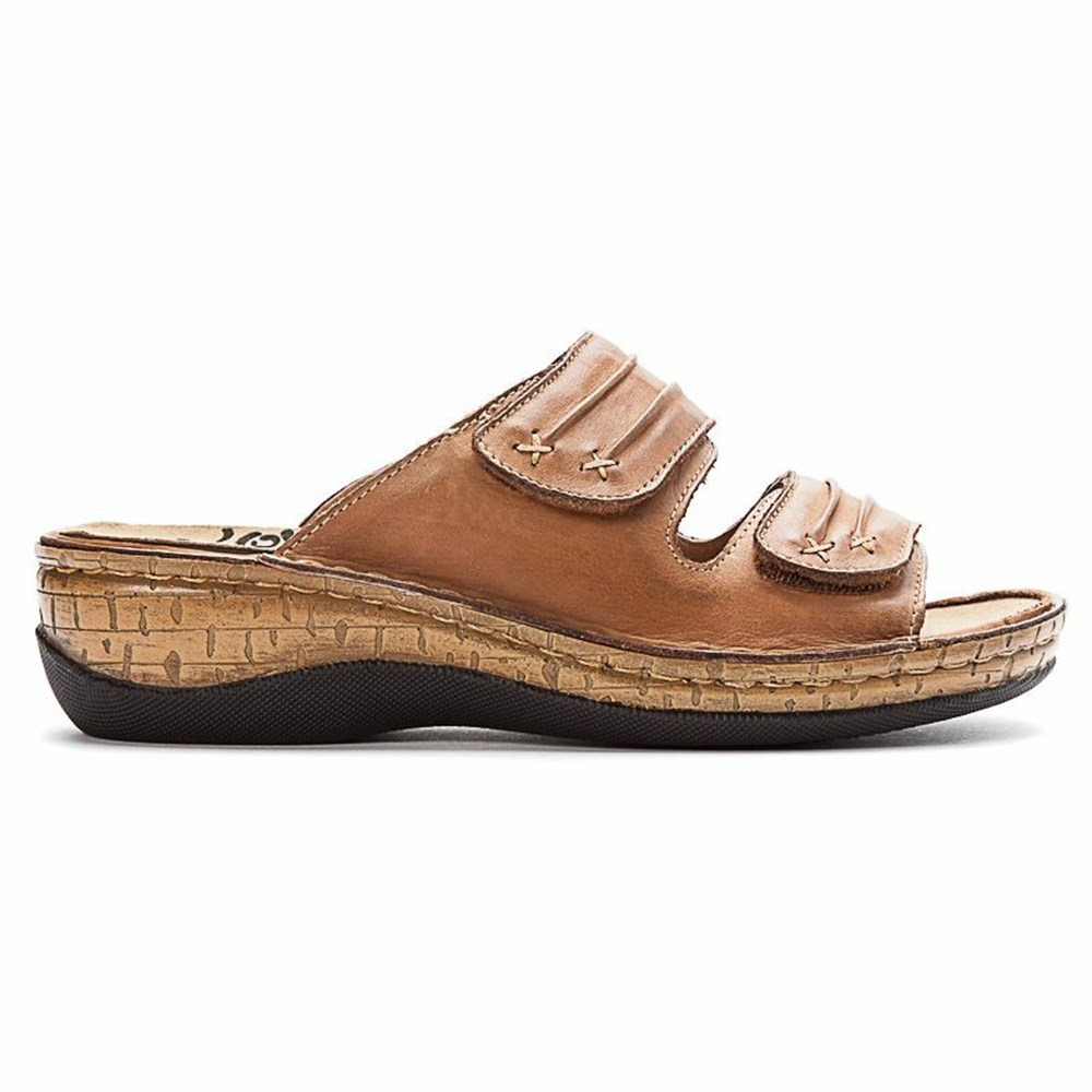 Sandalias Propet June Mujer Marrones | YRZD-29876