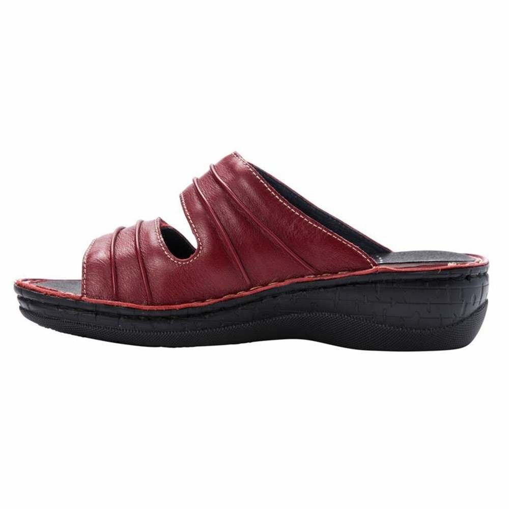 Sandalias Propet June Mujer Rojas | UZMP-61208